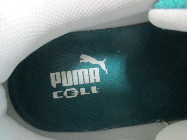 良品 プーマ PUMA セル ウルトラ OG CELL ULTRA OG 370765-01 27.5cm グリーン ホワイト ブルー メンズ_画像7