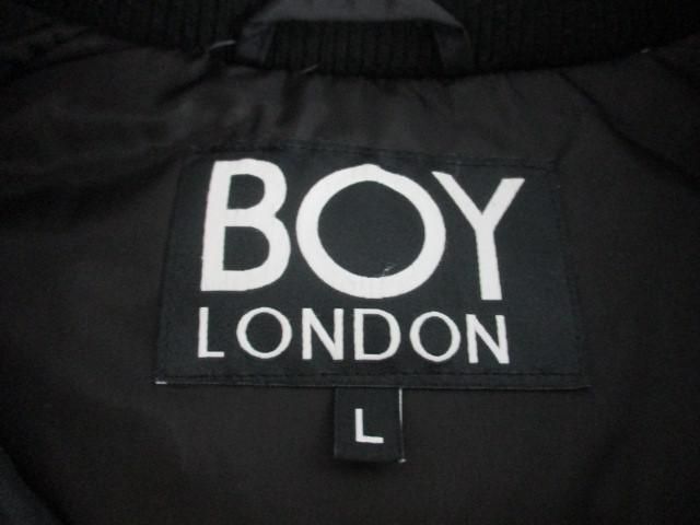優良品 ボーイロンドン BOY LONDON ジャケット ダウンジャケット ナイロン L 黒 ブラック レディース_画像7
