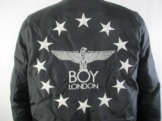 優良品 ボーイロンドン BOY LONDON ジャケット ダウンジャケット ナイロン L 黒 ブラック レディース_画像3