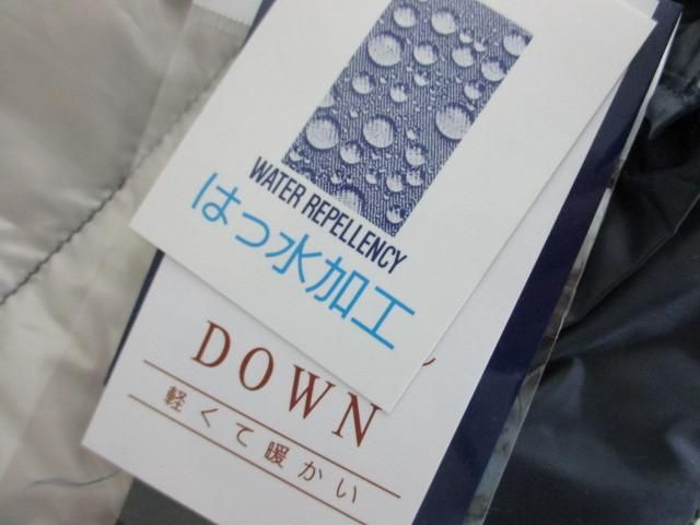 新品 未使用 タグ付き etre foube 軽量ダウンジャケット 撥水加工 L 紺 ネイビー 収納袋付き レディース_画像3