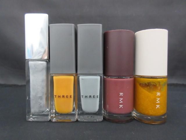  used cosme Chanel THREE other nails polish 112/119 etc. 9 point nail color 