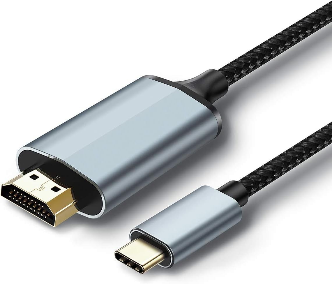 USB Type-C → HDMI変換ケーブル アルミ合金 テレビ出力 4k hdmi HDMI変換アダプター タイプC 1.8m