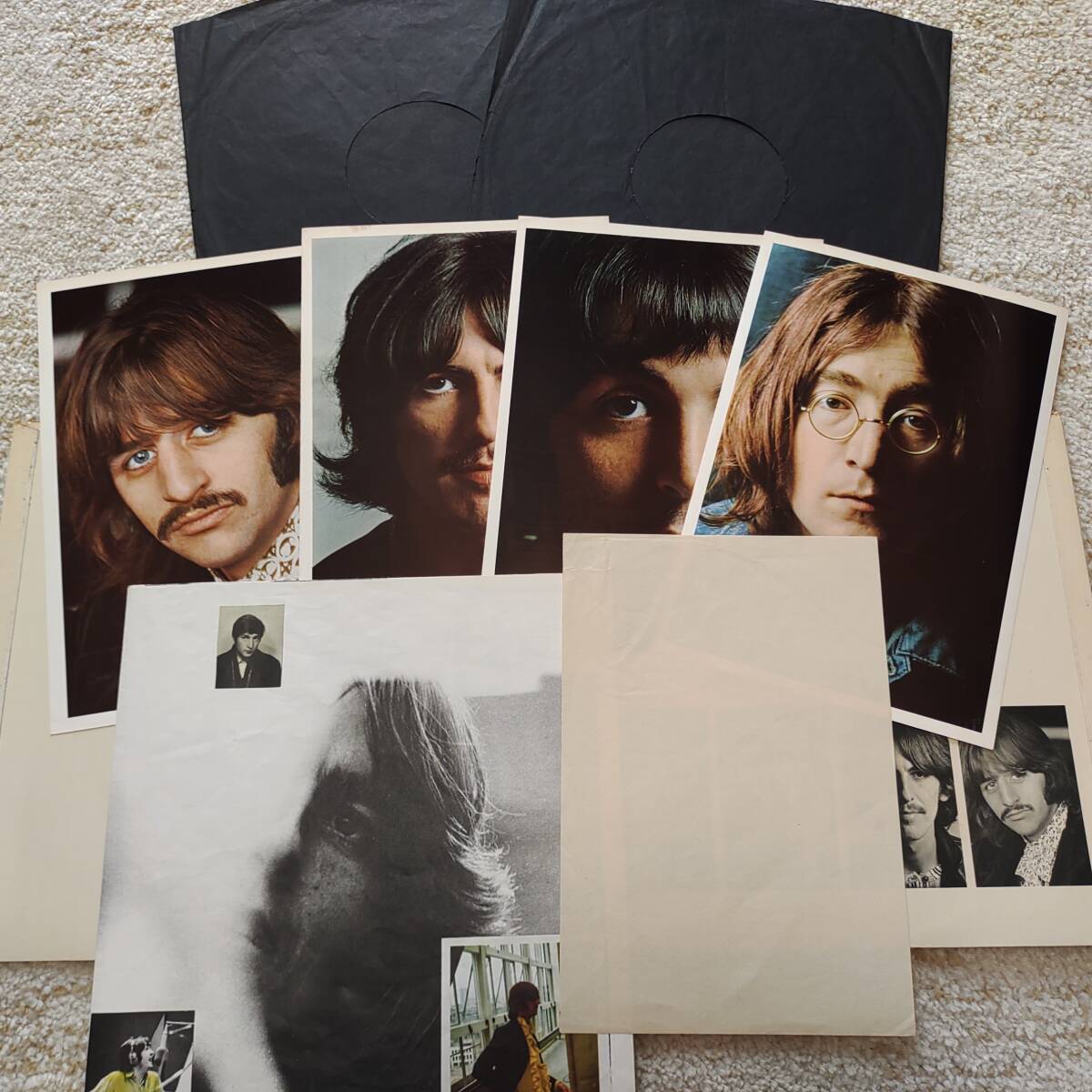 全面An EMI表記無 マトオール1 THE BEATLES【WHITE ALBUM】 PMC 7067-8 mono盤 付属品完品 保護紙有 UKファーストプレスの画像2