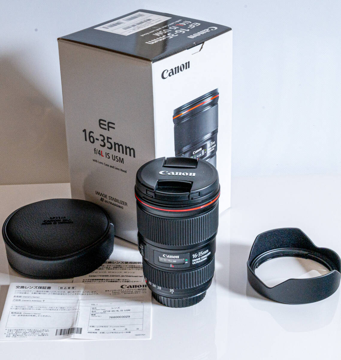 ■極上美品■キヤノン Canon EF 16-35mm F4L IS USM ズームレンズ 超広角 送料無料！_画像1