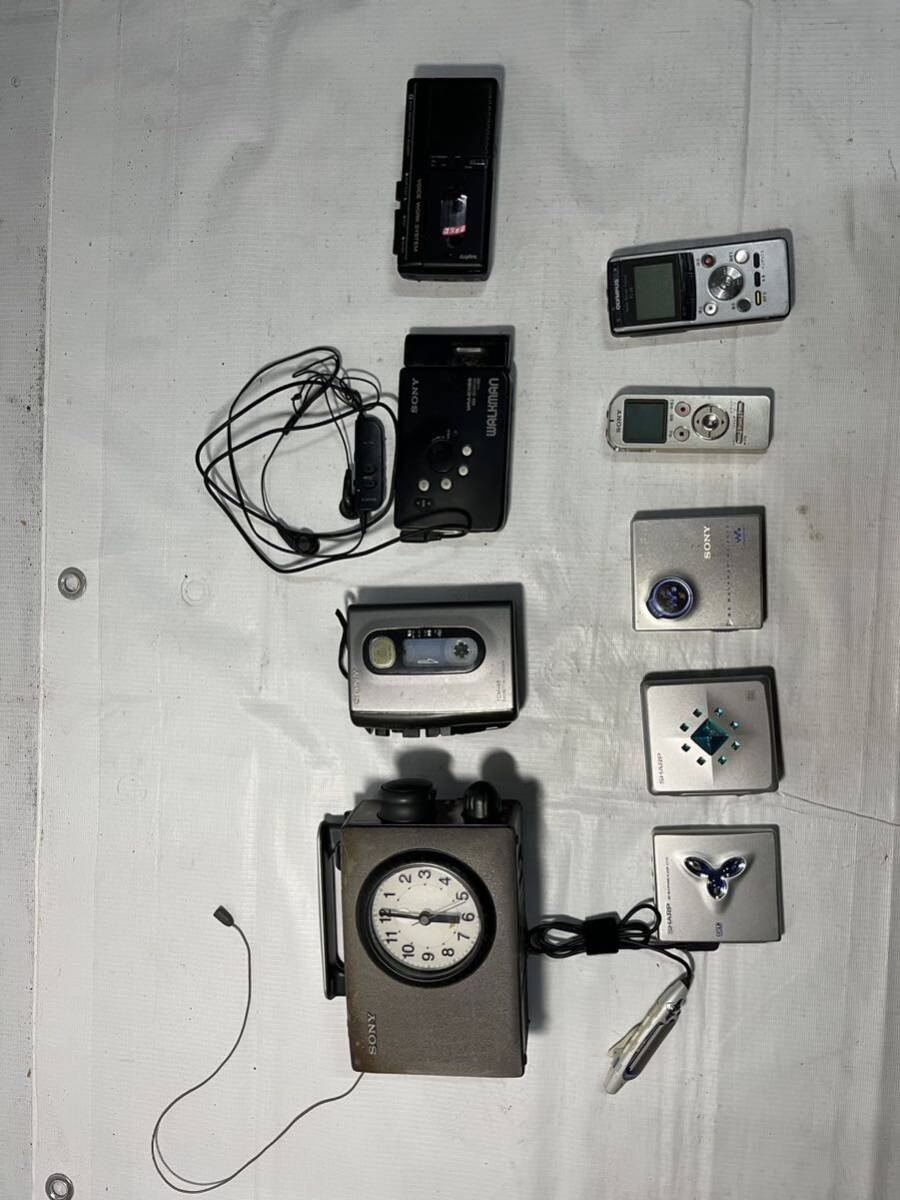 Sony sharp Olympus Sanyo radio MD summarize 9 point junk 