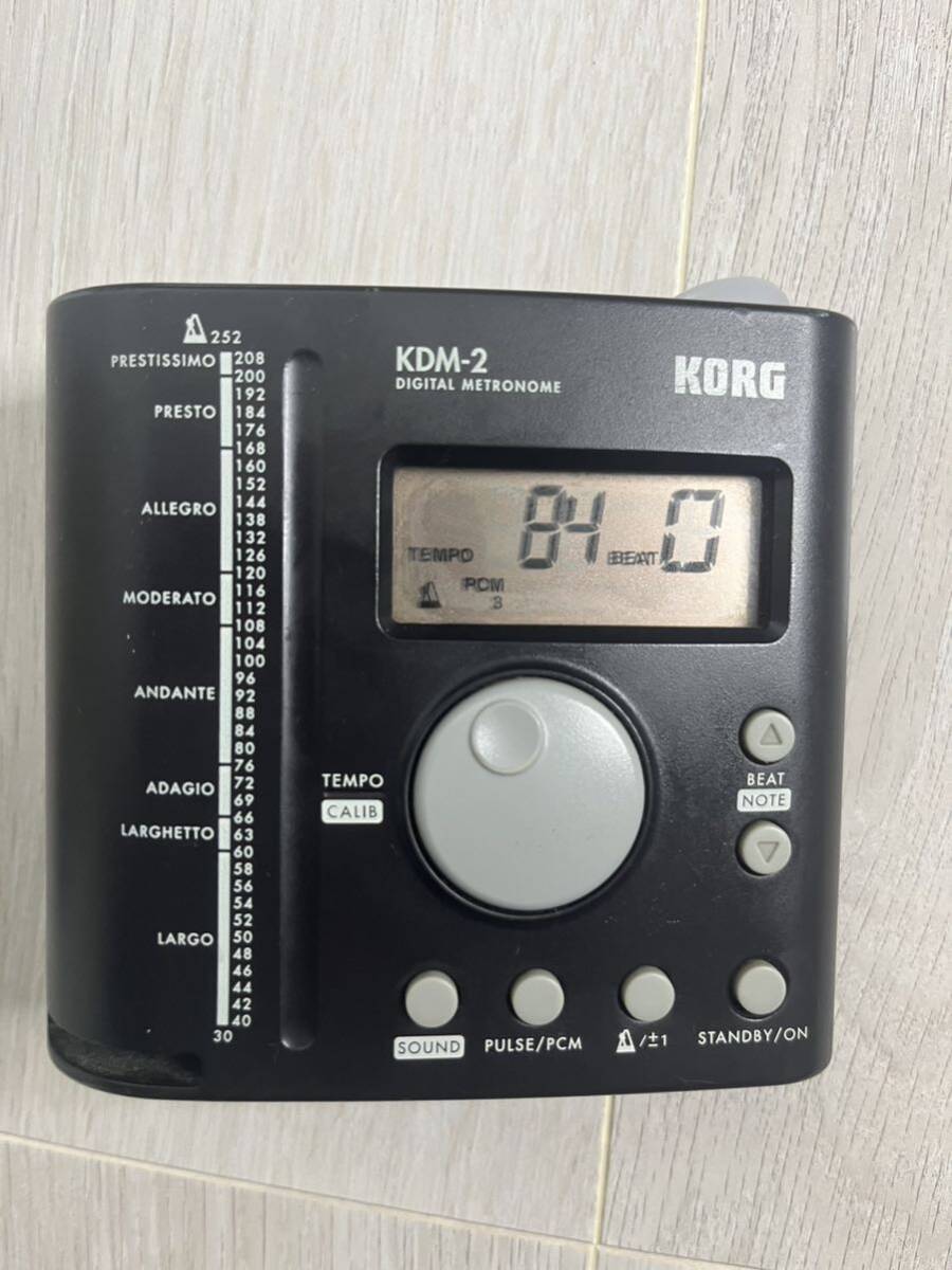 KORG KDM-2 電子メトロノーム 電池付き _画像7