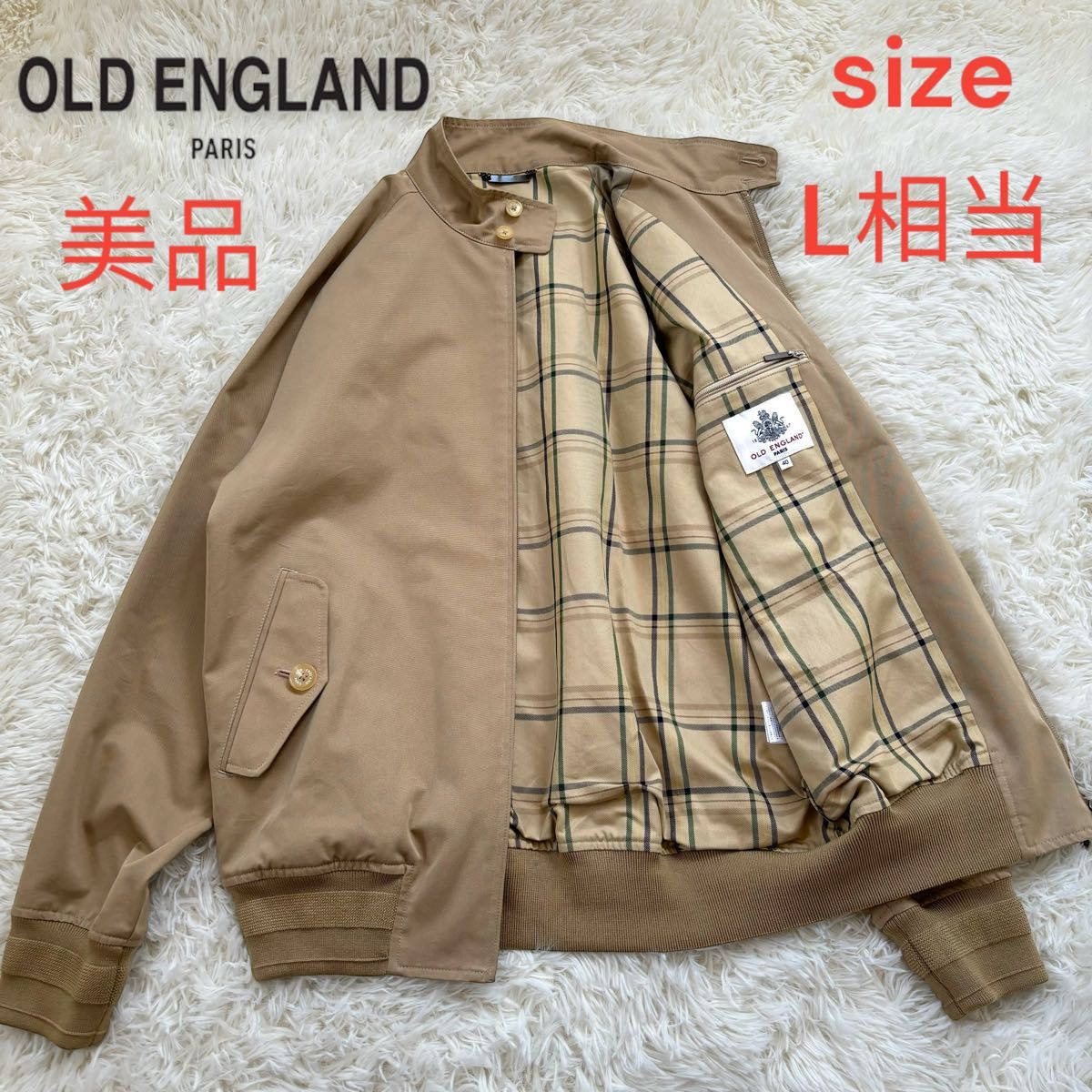 美品OLD ENGLANDオールドイングランド スイングトップ ブルゾン 美品OLD ENGLANDオールドイングランド スイングトップ ブルゾン