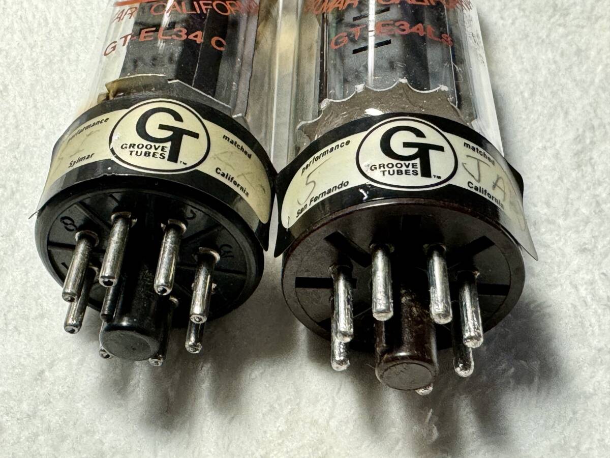 GROOVE TUBES EL34C ！真空管中古品/ 2個セット！！61/54_画像3