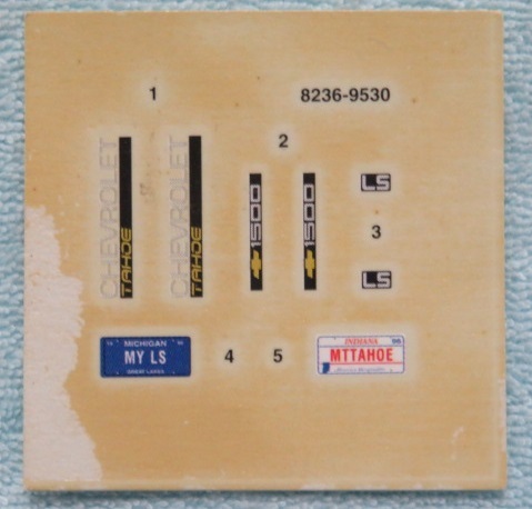 プラモデル 1/25 amt/ERTL 8236 - 1996 Chevrolet Tahoe_画像6