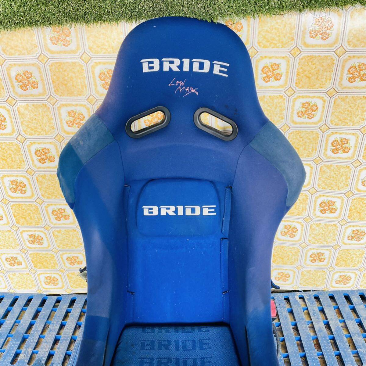 BRIDE LOW MAX bleed low Max {VIOSlll VIOS3} blue Logo F42JMF full bucket seat seat { Silvia S13 S14 S15 bleed rail 