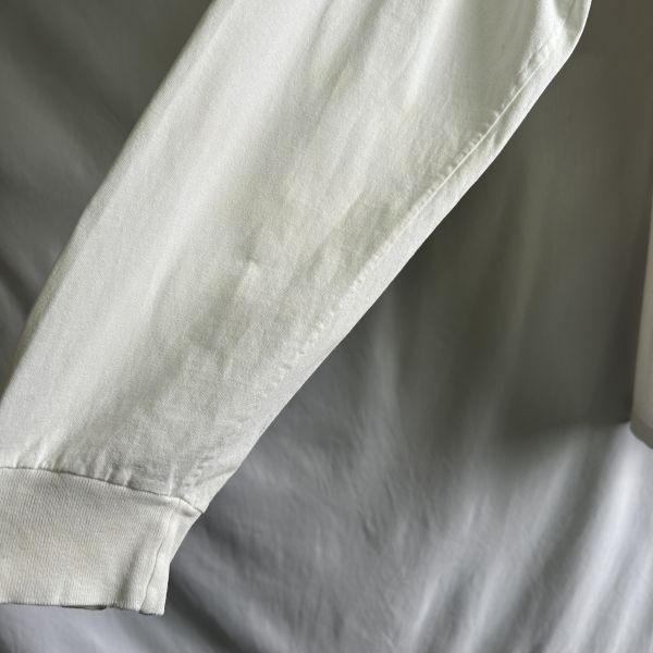 90s adidas принт cut and sewn XL белый футболка с длинным рукавом задний Adidas 00s б/у одежда Old Vintage большой размер 