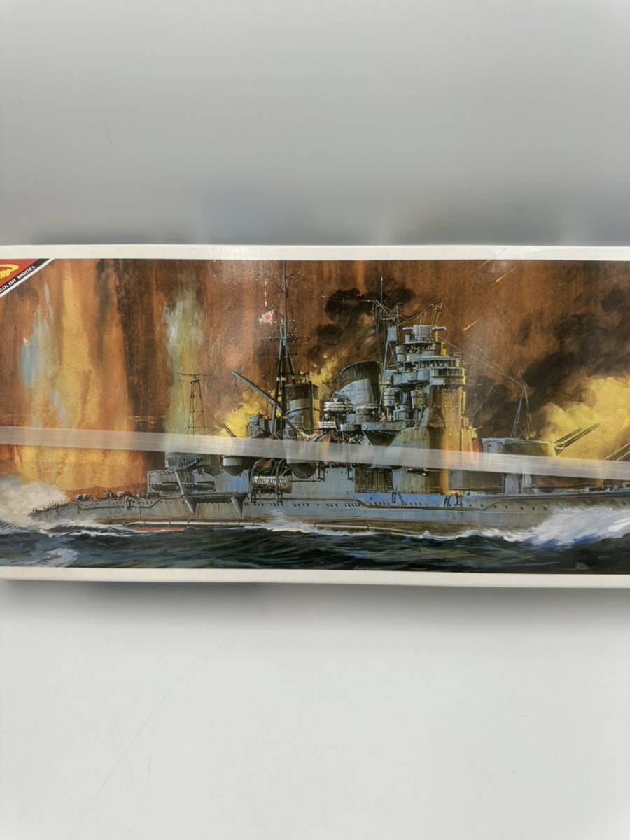 当時物 未組立 ニチモ １／５００完全スケールNO,１３ 旧日本海軍重巡洋艦 羽黒 はぐろ 帝国海軍重巡の画像2