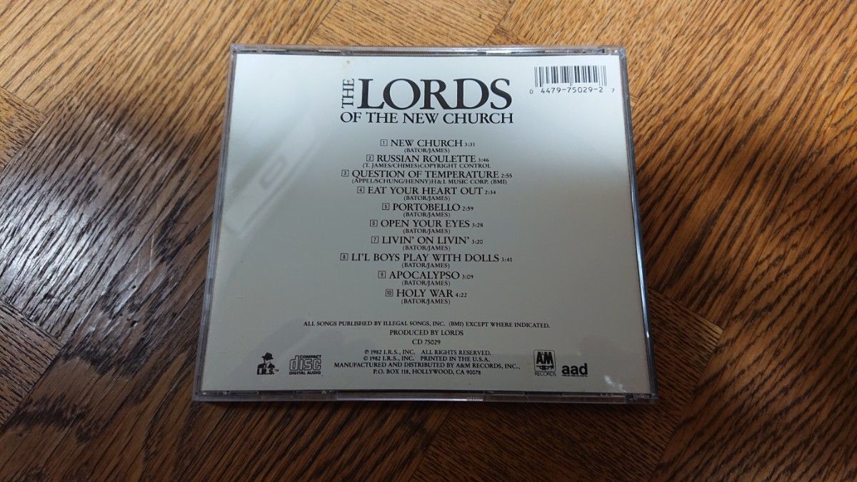 THE LORDS OF THE NEW CHURCH CD アルバム