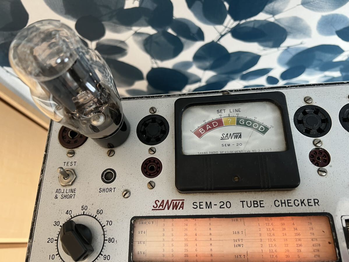 5U4G 1本 SOVTEK 試験済み 真空管 未使用に近いと推測の画像8