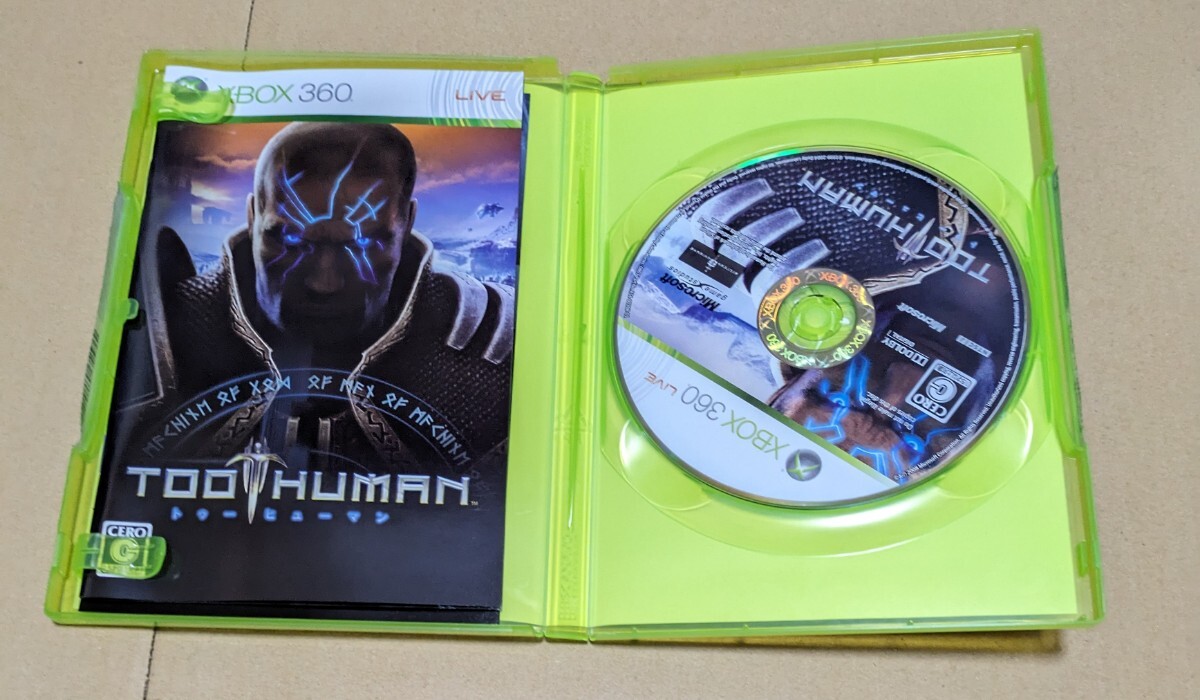 【美品ディスク無傷】【Xbox360】 Too Human -トゥー ヒューマン- （初回限定版）_画像4