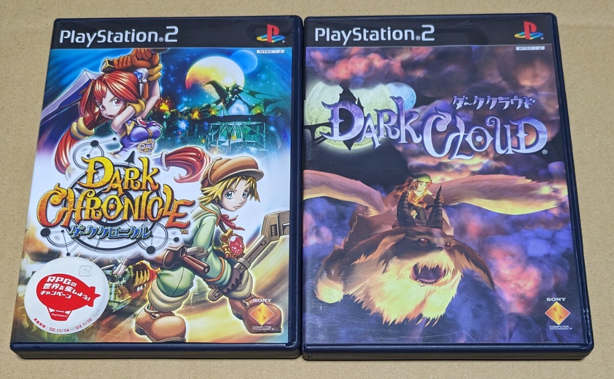 PS2】 ダーククロニクル ダーククラウド 2点セットまとめ売り PS2】 ダーククロニクル ダーククラウド 2点セットまとめ売り