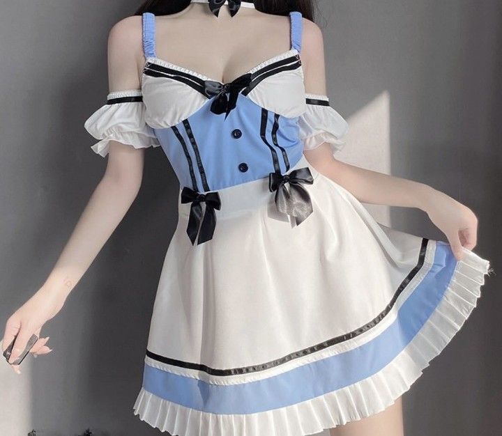 メイド服  コスプレ 5点セット