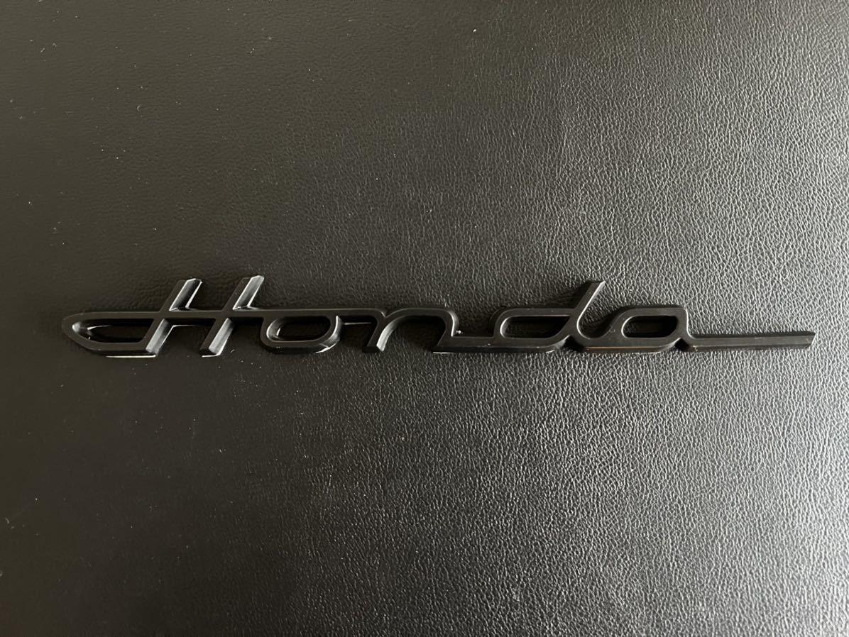 HONDA エンブレム ２個セット 黒 ホンダ クラシックエンブレム ロゴの画像5