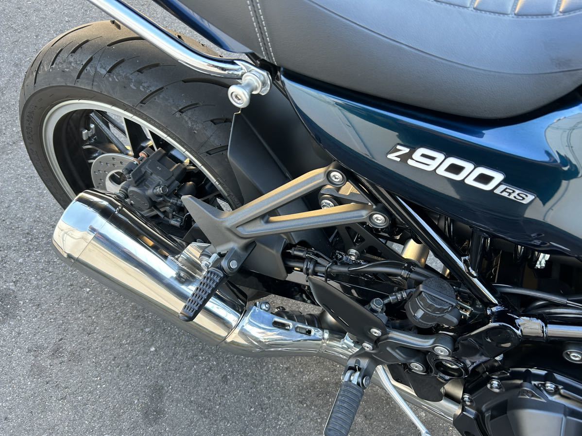 Z900RS リアステップ　タンデムステップ ブラック　カワサキ　マット　黒