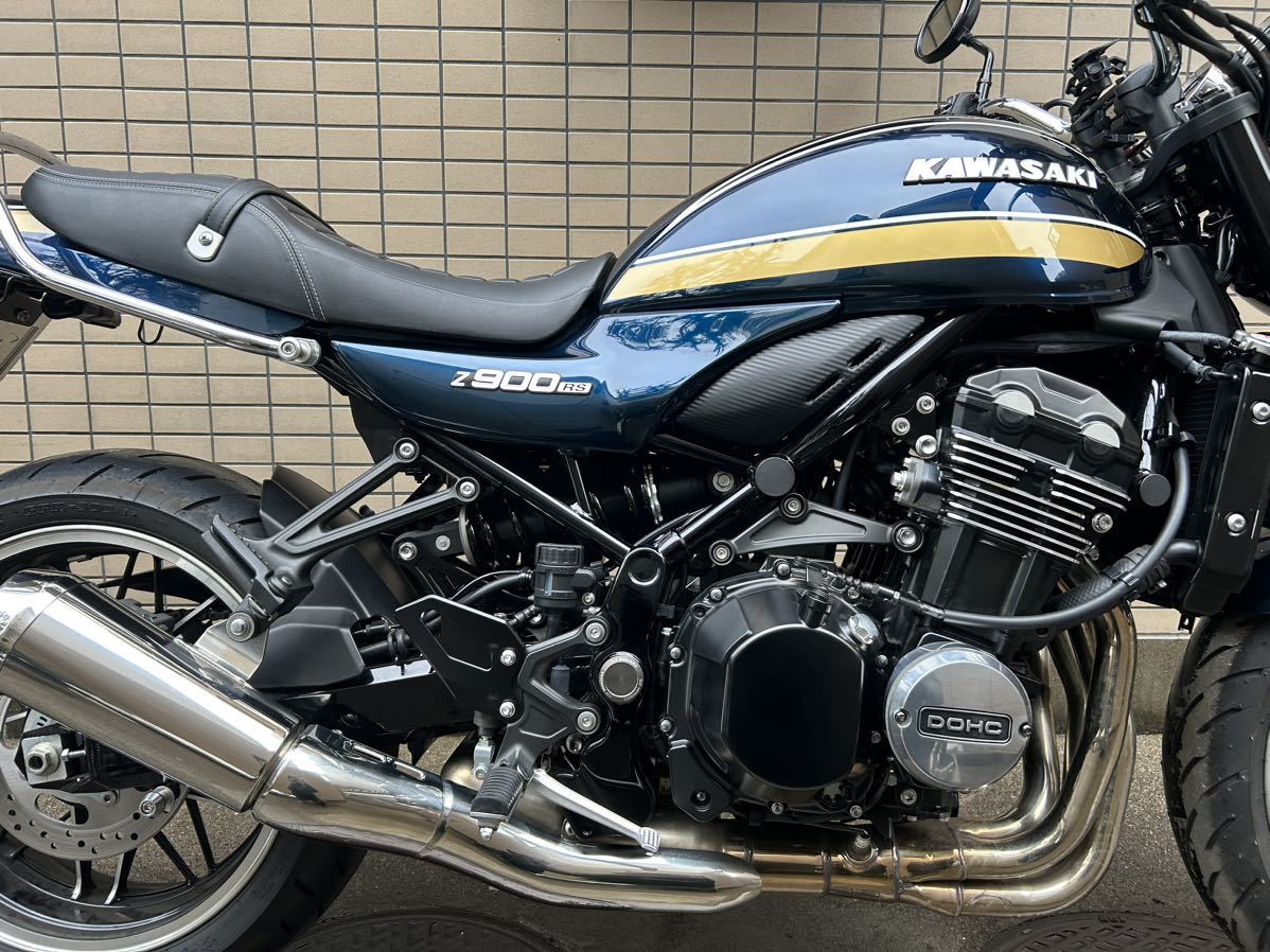 Z900RS ヒールガード ビールプレート ブラック アルミビレット ステップの画像10