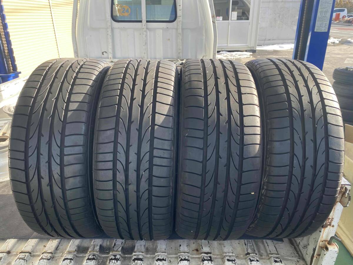 ☆ イボ付き ９分山 中古4本セット ☆ 215/45R17 87W 2014年製 ブリヂストン ポテンザＲＥ０５０ ＰＯＴＥＮＺＡ ☆の画像1