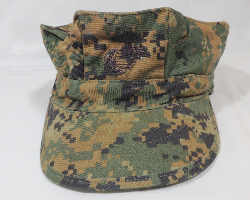 米軍 海兵隊 MARPAT ピクセルグリーン キャップ 帽子 Lサイズ_画像2