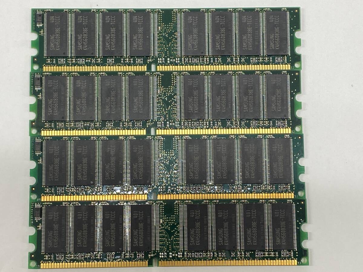 デスクトップ用PCメモリ　DIMM PC3200 CL3　512MB 4個セット_画像3