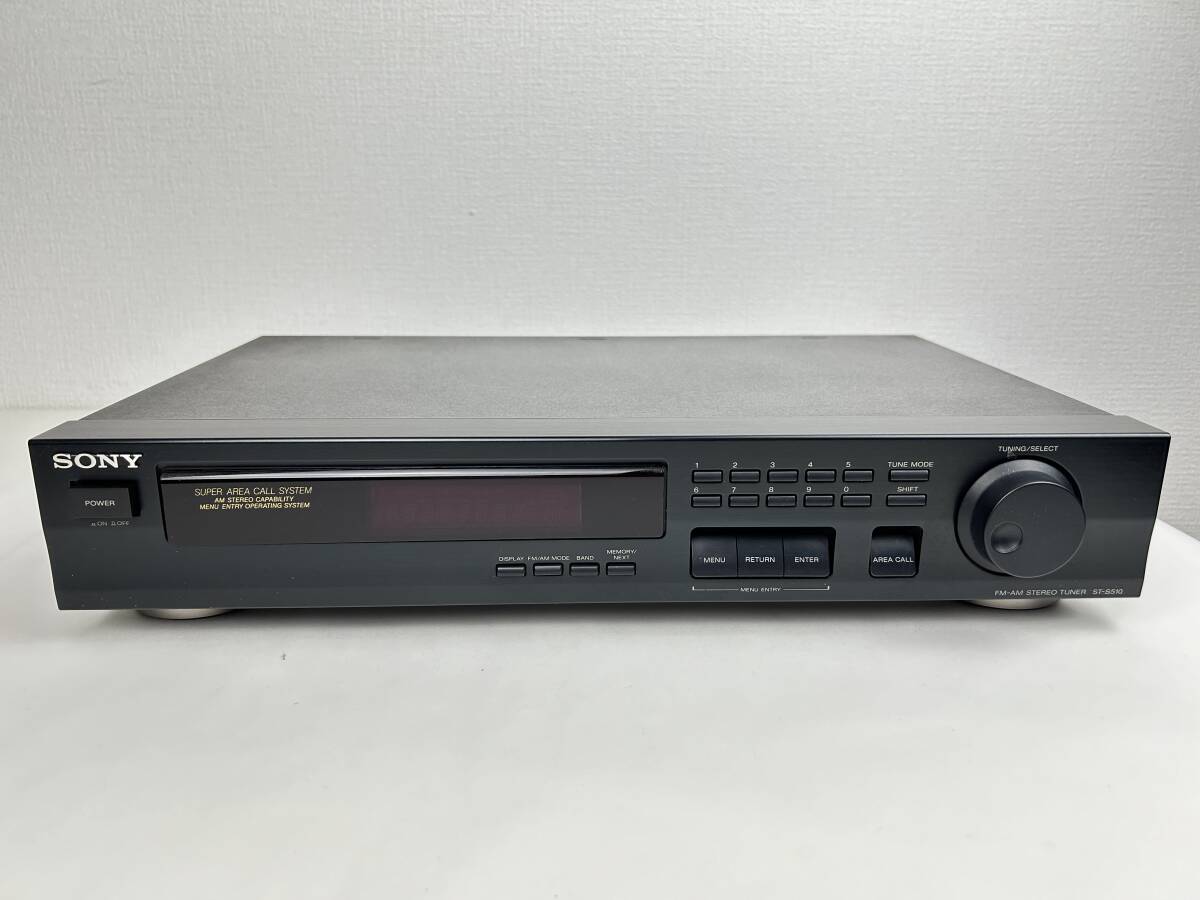 [送料無料&動作品&希少美品] ★早いもの勝ち★ SONY ソニー FM/AMステレオチューナー ST-S510の画像2