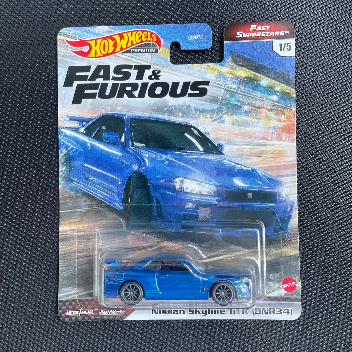 ホットウィール Hot Wheels ワイルドスピード プレミアム　日産 スカイライン GTR BNR34 R34 ブライアン