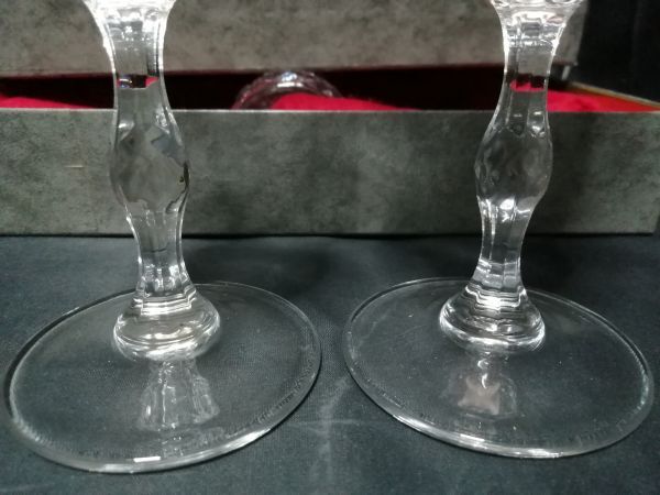 新品未使用◇自宅保管 RCR IMPERO ペア ワイン グラス 一輪挿し花瓶 フラワーベース イタリア製の画像5
