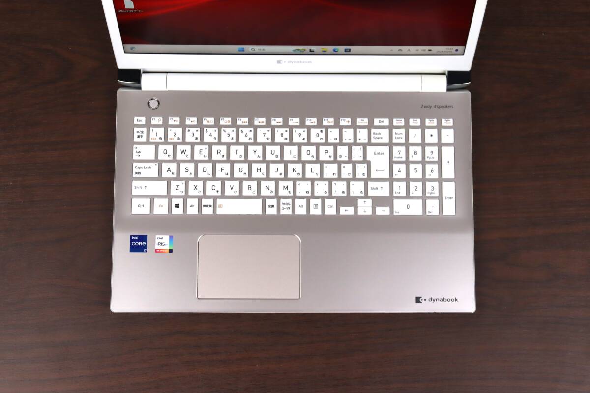 ★2021年モデル 美品★[16.1型] Dynabook T8/ windows11/ Core i7-1165G7/ 16GB/ SSD 1TB/ Microsoft Office2019/ Thunderbolt 4/ 365_画像2