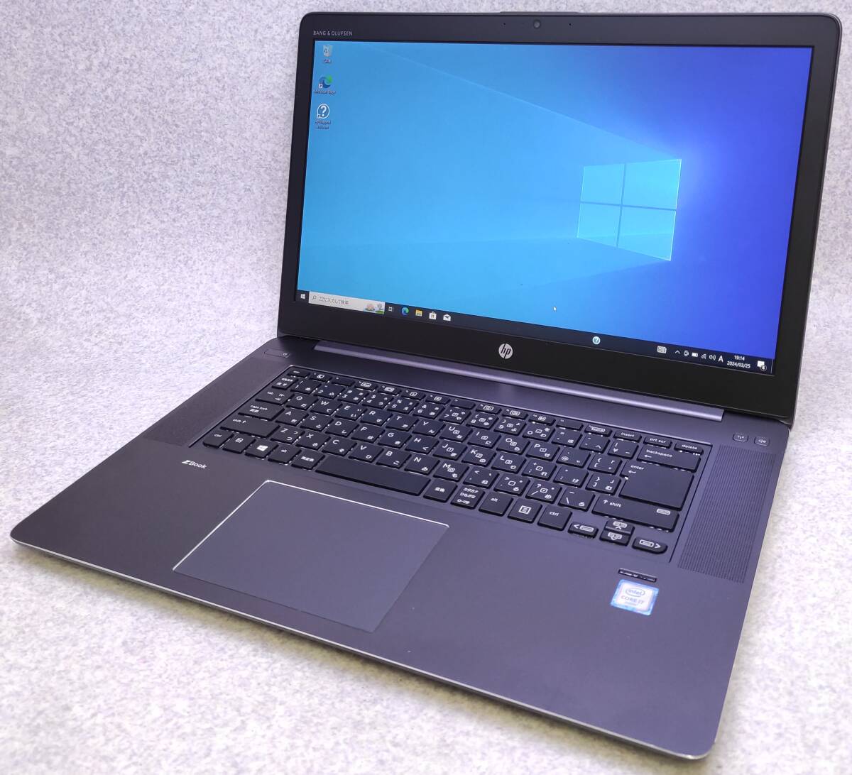 Windows10で使うならコスパ良好 HP ZBook Studio G3 Corei7 32GBメモリ 512GBSSDの画像1