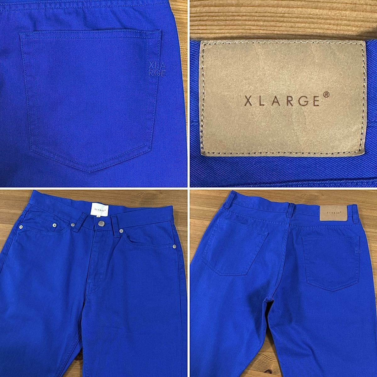 XLARGE エクストララージ ワークパンツ コットン ブルー_画像6