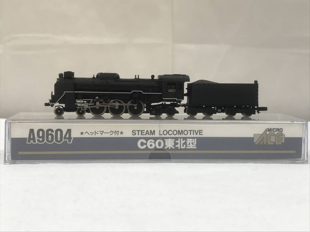 MICRO ACE マイクロエース A9604 C60 東北型 ヘッドマーク付 鉄道模型 蒸気機関車 電車 50_画像1