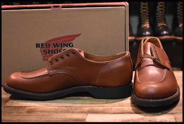 [10D box attaching unused 18 year ] Red Wing 8071 1930\'s sport oxford cigar li tongue mokturedwing HOPESMORE