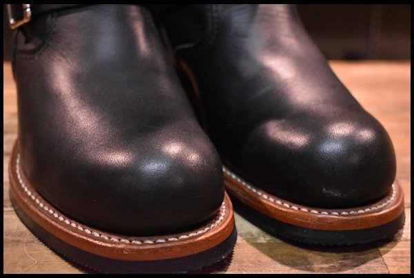 【8E 美品 白タグ】Chippewa チペワ 27899 エンジニア 黒 ブラック 11インチハイト スチールトゥ ブーツ HOPESMORE_画像6