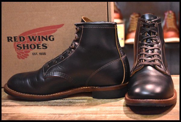 [6.5D с ящиком хорошая вещь 23 год ] Red Wing 9060 Beck man черный k заем большой k чёрный чай сердцевина Flat box ботинки redwing HOPESMORE