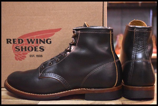 [6.5D с ящиком хорошая вещь 23 год ] Red Wing 9060 Beck man черный k заем большой k чёрный чай сердцевина Flat box ботинки redwing HOPESMORE