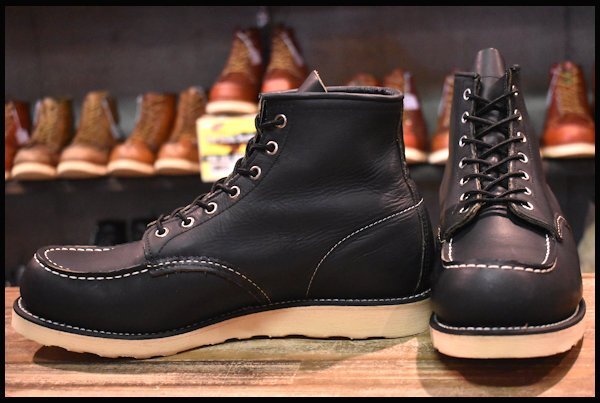 【10.5D 美品 15年】レッドウィング 9075 アイリッシュセッター 黒 ブラック ハーネス モックトゥ ブーツ redwing 8179 8130 HOPESMORE_画像1