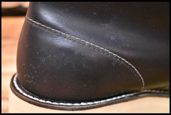 【8EE 箱付 DEAD 犬タグ】レッドウィング 8165 アイリッシュセッター 黒 ブラッククローム プレーントゥ ブーツ redwing HOPESMORE_画像8