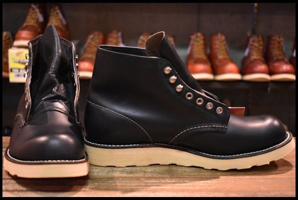 【8EE 箱付 DEAD 犬タグ】レッドウィング 8165 アイリッシュセッター 黒 ブラッククローム プレーントゥ ブーツ redwing HOPESMORE_画像2