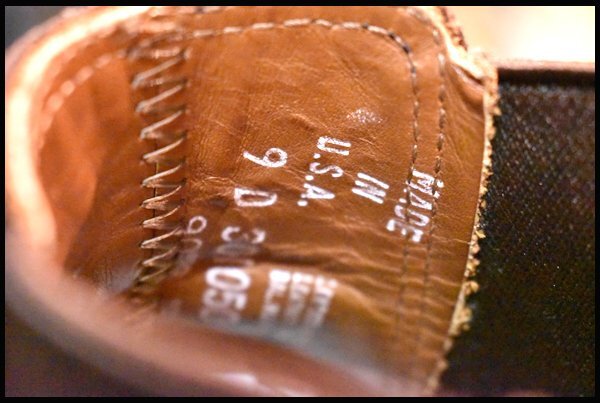 【9D 箱付 良品 16年】レッドウィング 9078 Mil-1 Congress Boots チーク サイドゴア ミルワン ブラウン 茶 ブーツ redwing HOPESMORE_画像8