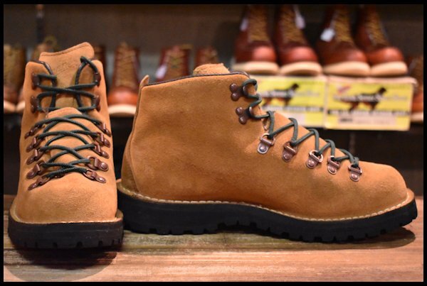 【9.5EE 箱付 良品 白タグ】Danner ダナー マウンテンライト 30525X スエード 茶 ブラウン GORE-TEX ゴアテックス ブーツ HOPESMORE_画像2