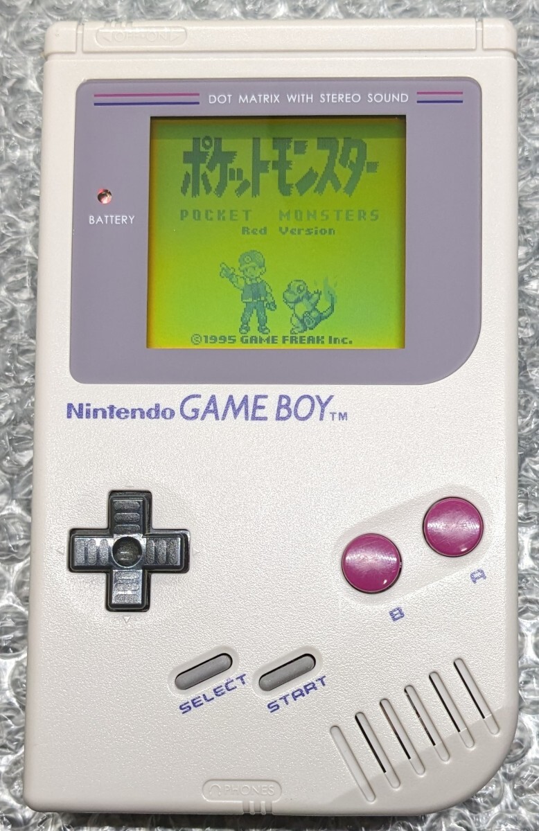 良品 美品 動作確認済 初代ゲームボーイ 本体のみ DMG-01 グレー 任天堂 GAMEBOY Nintendo 宅急便コンパクト 匿名配送 1円スタート