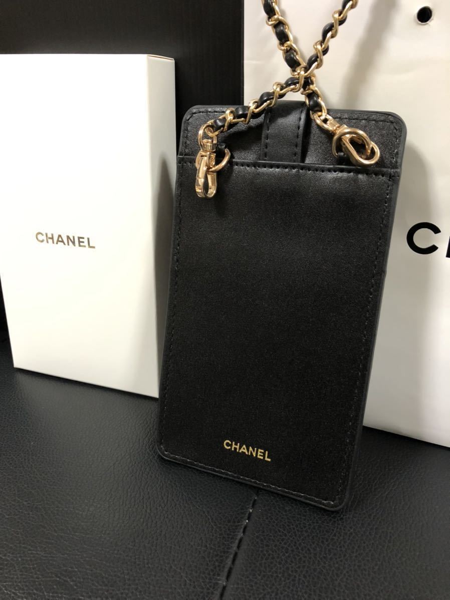 新品　CHANEL シャネル ノベルティ ポーチ ココクラッシュ チェーン 箱付き ブラック ショルダー　　.1_画像3