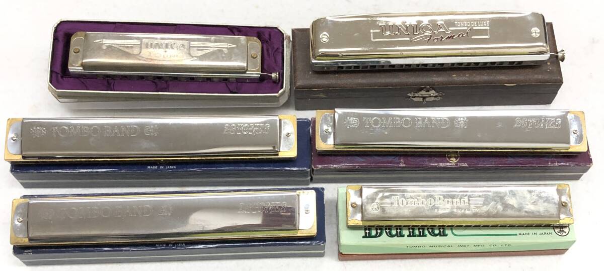 1 jpy start harmonica . summarize 19 point YAMAHA Yamaha TOMBO dragonfly UNICA Uni kaBANDWAGON band Wagon secondhand goods junk storage goods 