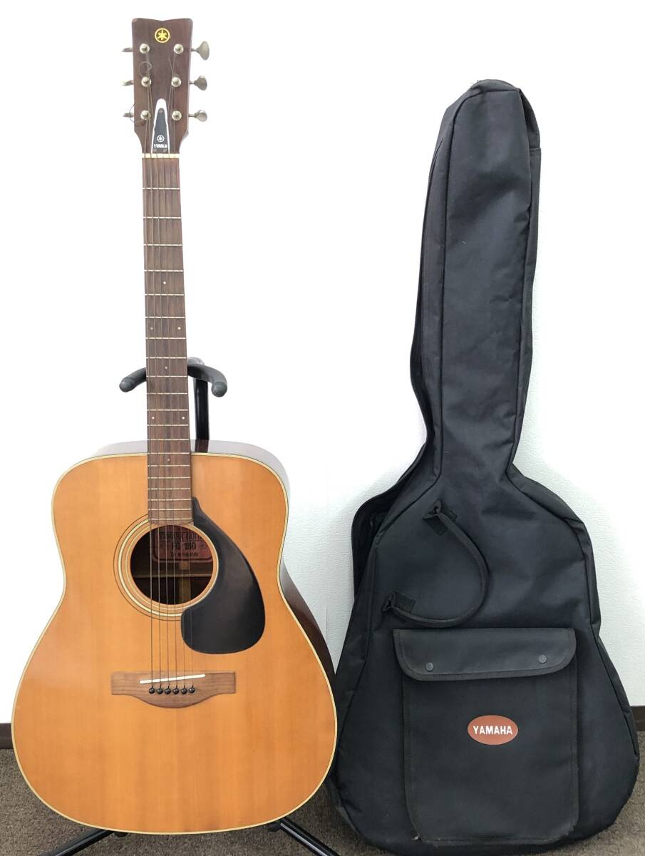 １円スタート YAMAHA GUITAR ヤマハ アコースティックギター FG-180 赤ラベル 中古品 ジャンク品_画像1