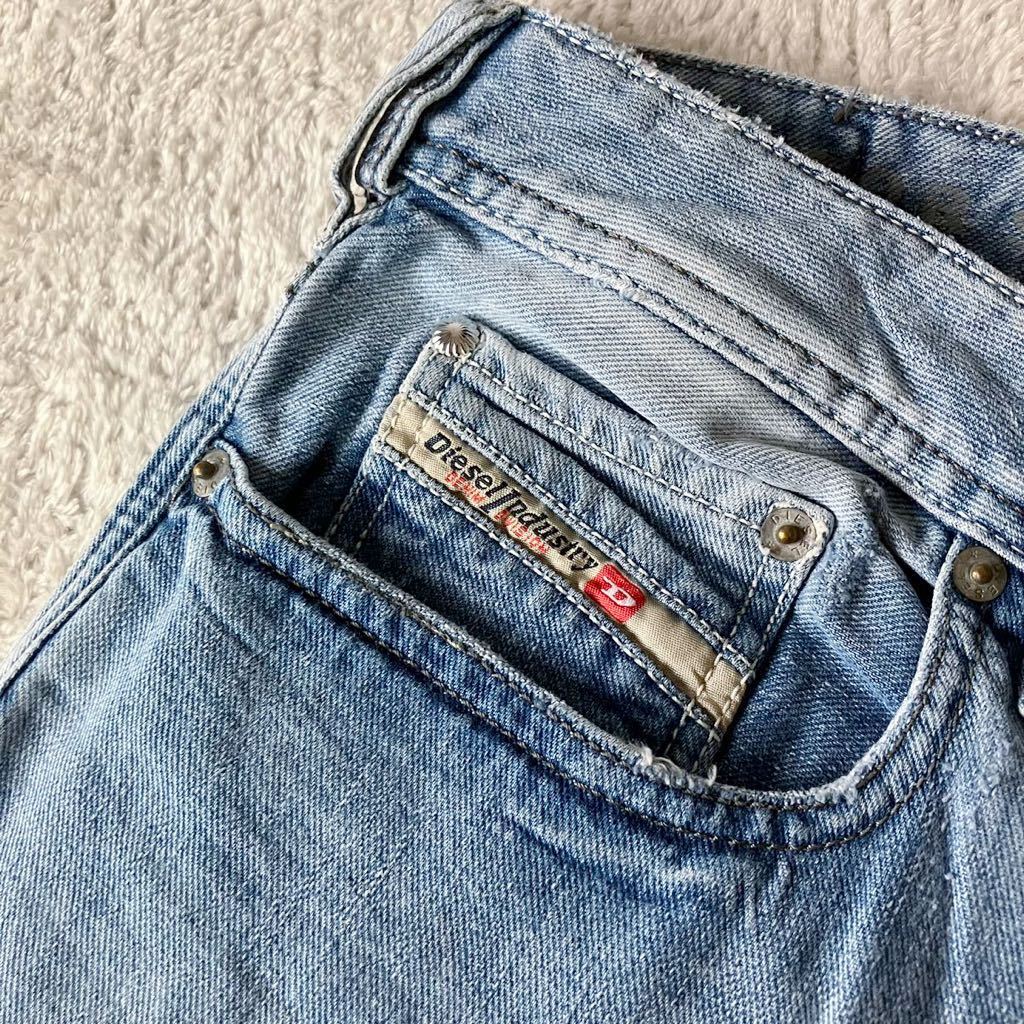 ●人気【W34インチ】DIESEL ディーゼル ZATINY ヴィンテージ加工 レギュラーブーツカットデニムパンツ/ジーンズ/正規品_画像2