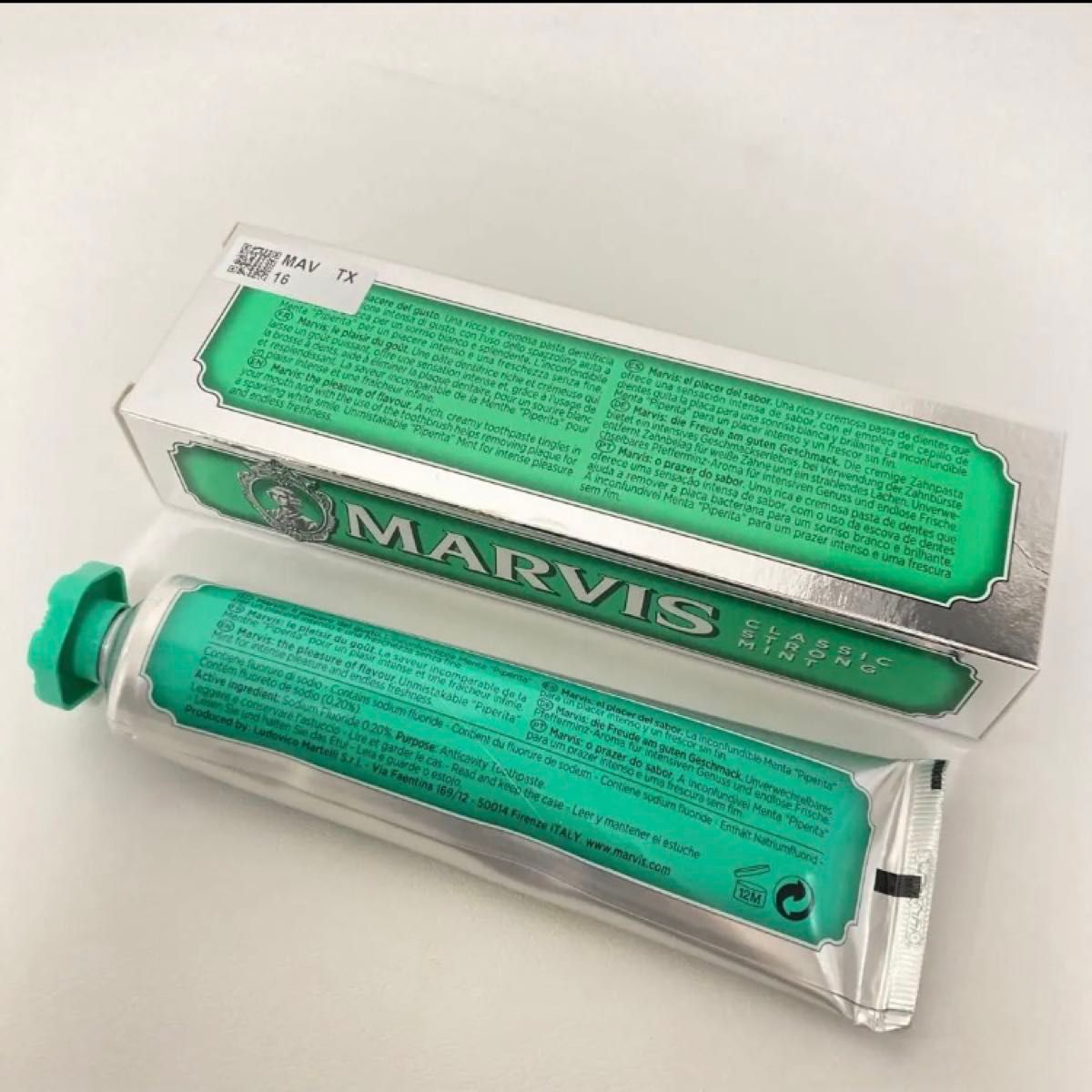 MARVIS【2本セット】歯磨き粉　スモーカーズ　ストロング　ミント　85ml