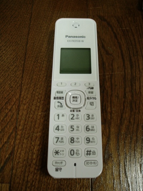 新品! Panasonic　パナソニック KX-PD350DL 電話子機 充電台付き 動作確認済み　_画像2